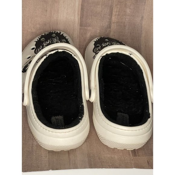 Luke Combs X Crocs Shoes 2 Jibbitz Spec Ed M 8/W 10 White Black Trucker Skully main image 8